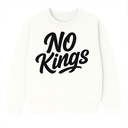 No Kings Sweatshirt (White)