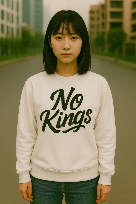 No Kings Sweatshirt (White)
